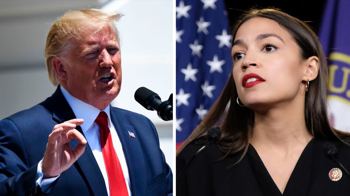 Donald Trump Alexandria Ocasio-Cortez