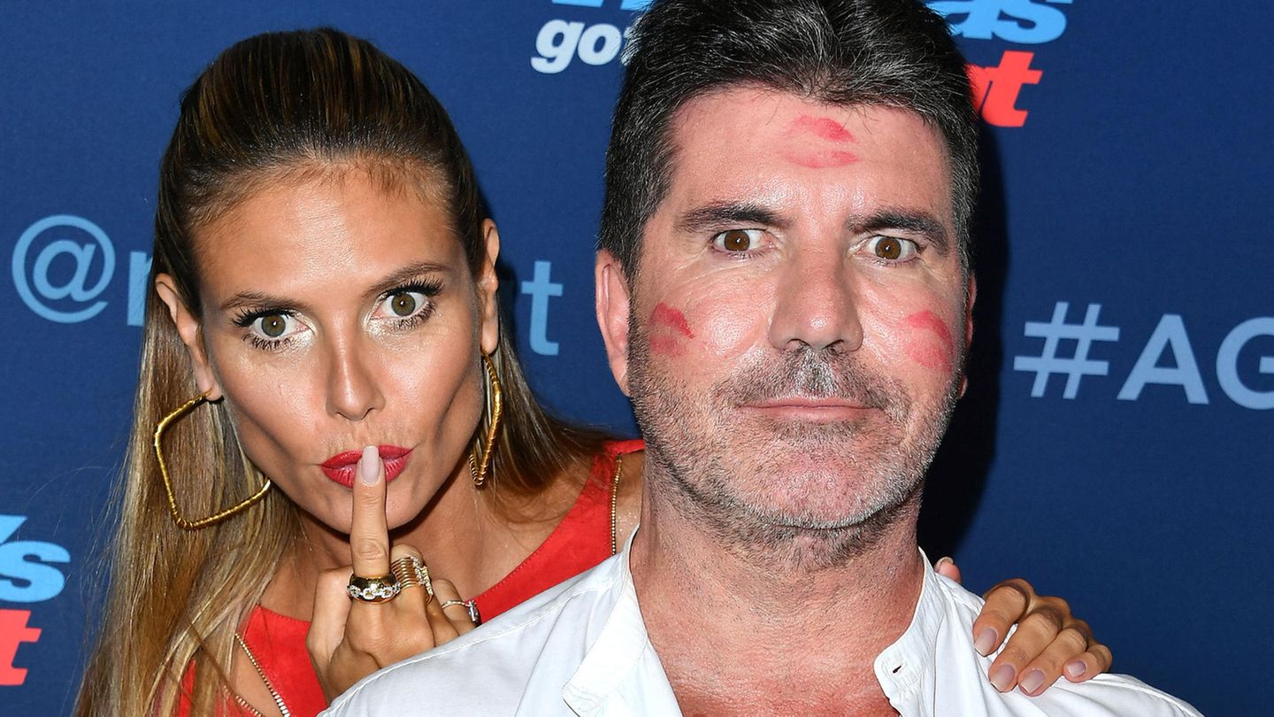 Heidi Klum und Simon Cowell