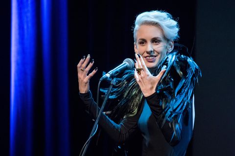 Lisa Eckhart steht im Mittelpunkt einer Debatte um "Cancel Culture"