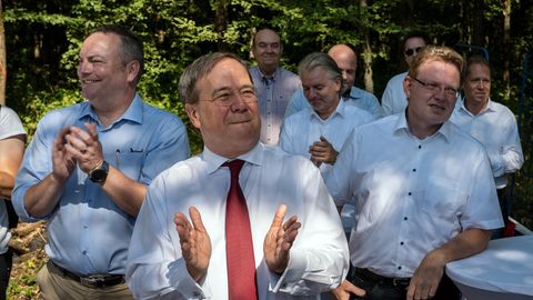 Nordrhein-Westfalens Ministerpräsident Armin Laschet zu Besuch bei der CDU Ruhr