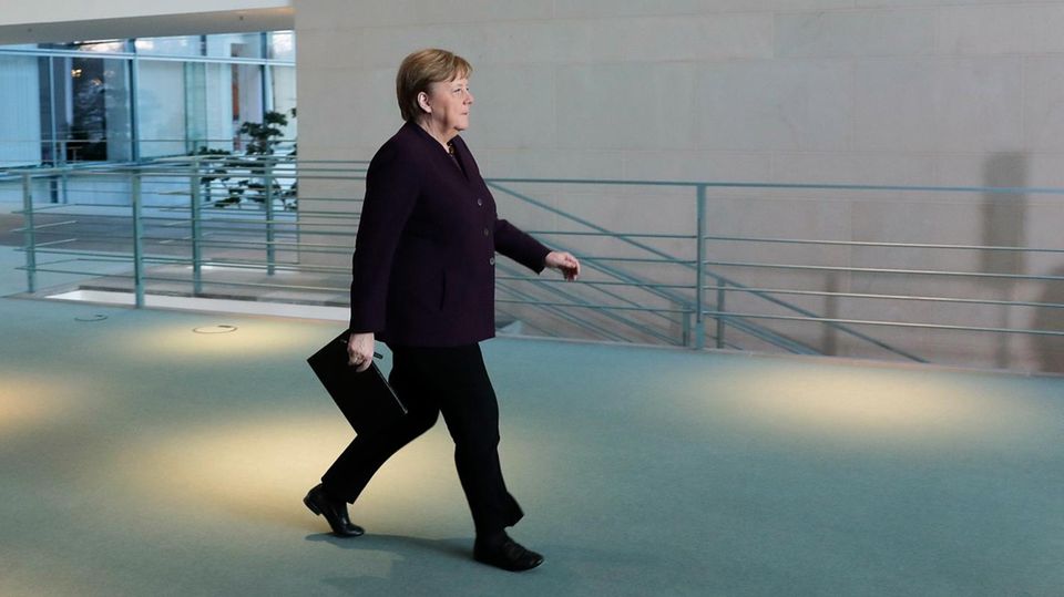 Angela Merkel im Kanzleramt