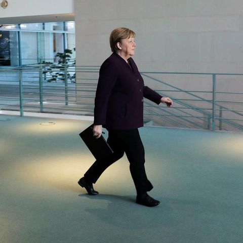 Angela Merkel im Kanzleramt