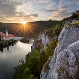 Donaudurchbruch am Kloster Weltenburg