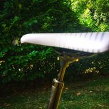 Die Dämpfung im Sattelrohr schluckt schwere Stöße.