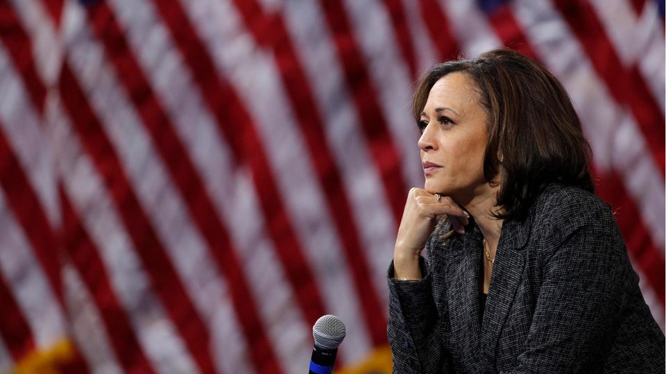 Kamala Harris, Senatorin von Kalifornien im US-Senat, und Vizekandidatin von Joe Biden