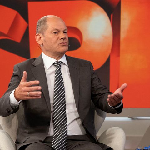 TV-Kritik Maischberger: Olaf Scholz im Studio der ARD-Sendung "Maischberger"