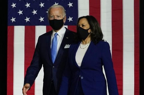 Joe Biden und Kamala Harris beim ersten gemeinsamen Wahlauftritt