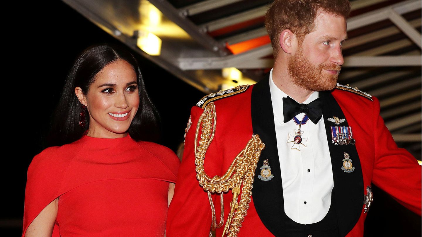 Herzogin Meghan und Prinz Harry bei einem ihrer letzten offiziellen Termine für das britische Königshaus
