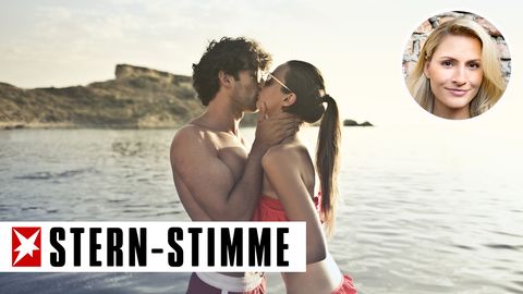 Knutschen am Strand