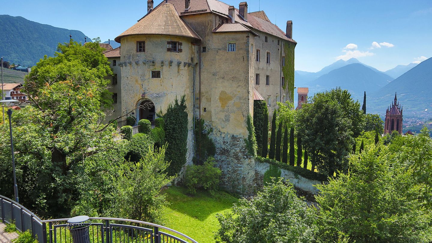 DAS SCHLOSSPAAR  Johanna Gräfin von Meran Spiegelfeld, 60, und Franz Graf von Spiegelfeld, 67, leben in Schloss Schenna. Es ist eine der wenigen bewohnten und öffentlich zugänglichen Burgen Südtirols.  Hat das Leben in einem Schloss eigentlich auch Nachteile?  Franz: Nun, die Burg ist groß und bald 700 Jahre alt, da muss man im Winter viel heizen und sich warm anziehen. Und von Ostern bis Allerheiligen sind unsere Tage vollgestopft mit Arbeit: mit Führungen, Hofarbeit, der Landwirtschaft. Aber das sind lauter schöne Dinge. Wenn einer hier lebt und klagt, macht er irgendetwas falsch. Johanna: Als mein Bruder vor 30 Jahren fragte, ob wir uns um sein Schloss kümmern könnten, haben wir nicht lange überlegt. Sie arbeiteten damals in München als Juristin, Ihr Mann im Verlagswesen.  Was hat Sie überzeugt, das alles aufzugeben?  Johanna: Die Luft hier auf dem Land, die Geschichte. Wenn wir keine Gäste haben, streife ich oft durch die musealen Räume – und staune immer wieder neu, etwa über den Wäscheschrank von 1644. Die Stoffe darin sind von meinem Urururgroßvater Erzherzog Johann. Ich wasche sie alle zwei Jahre einmal durch, ganz vorsichtig. Franz: Und dann die Schlossmauern, was die schon mitgemacht haben! Dazu haben wir unsere Birnbäume und Holunderbüsche.  Wo kommen Sie nach einem langen Tag zur Ruhe? Johanna: Auf unserer Terrasse zur Südseite. Panoramablick, immer  ein leichtes Lüftchen. Wir sitzen beim Weißburgunder und ratschen.