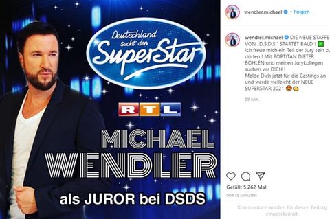 Michael Wendler wurde nun als drittes DSDS-Jurymitglied bekanntgegeben