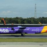 Maschine des britischen Regionalfliegers Flybe