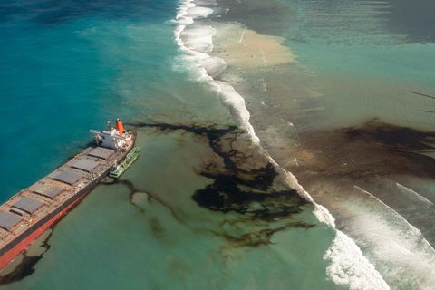 Ölkatastrophe Mauritius