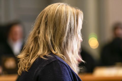 Die Kieler Staatsanwältin Maya S. im Verhandlungssaal