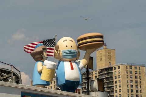 Restaurant-Werbung in New York