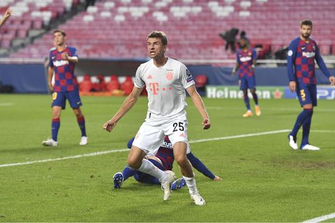 Champions League: Thomas Müller hatte im Viertelfinale der Champions League selbst zwei Tore gegen den FC Barcelona geschossen