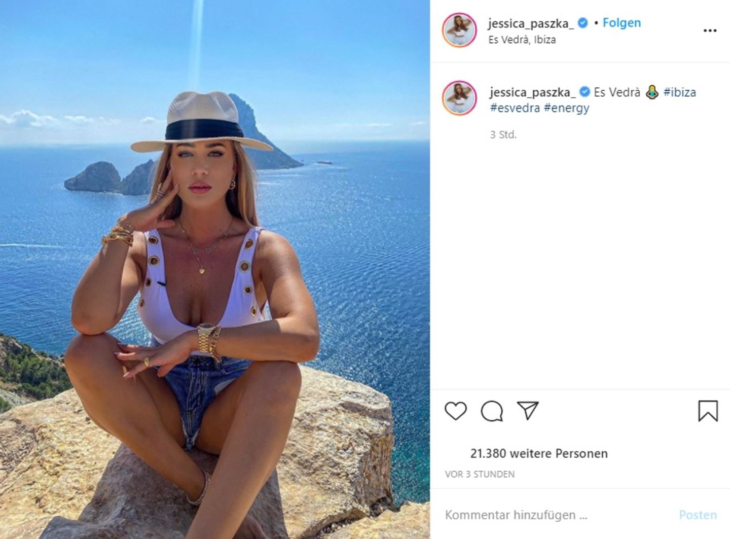 Jessica Paszka macht Urlaub in der Sonne Jessica Paszka macht Urlaub in der Sonne