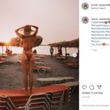 Annemarie Carpendale urlaubt mit der Familie auf Kreta