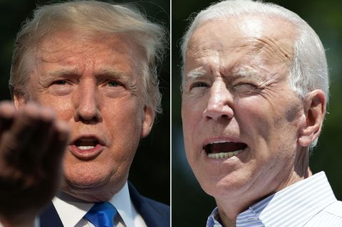 Wer wird der nächste US-Präsident? Donald Trump (l.)und Joe Biden