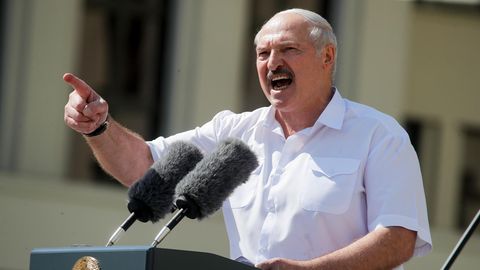 Alexander Lukaschenko versucht die Mär vom äußeren feind zu beleben, um an der Macht zu bleiben 