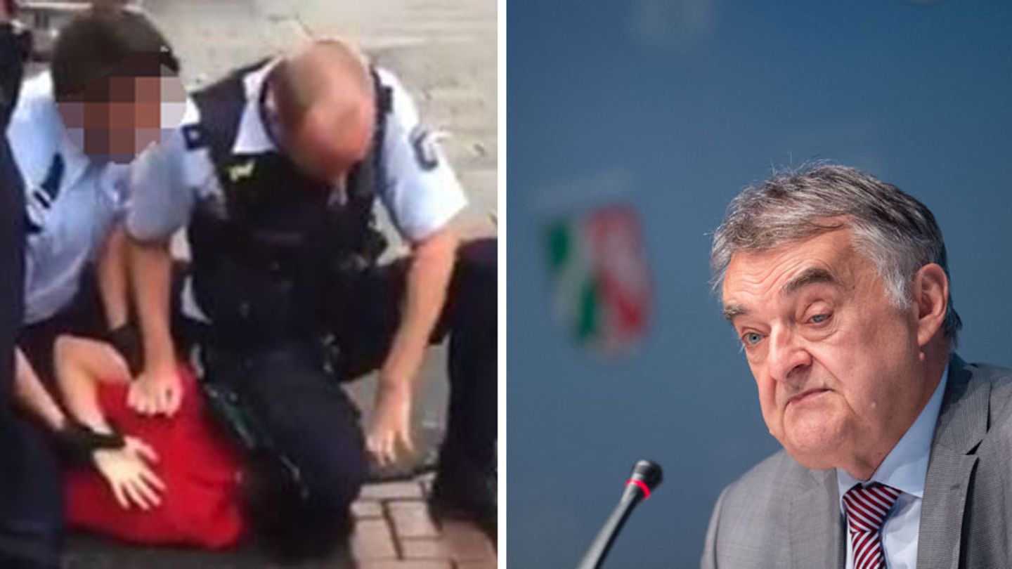 Polizeieinsatz in Düsseldorf; NRW-Innenminister Herbert Reul