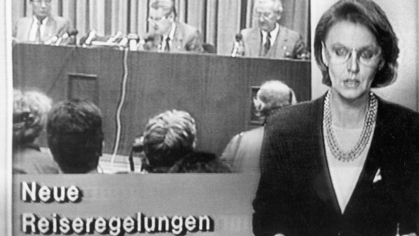 Momente der TV-Geschichte: „Sofort, unverzüglich”: Ein einziger Satz bringt die Mauer zum Einsturz