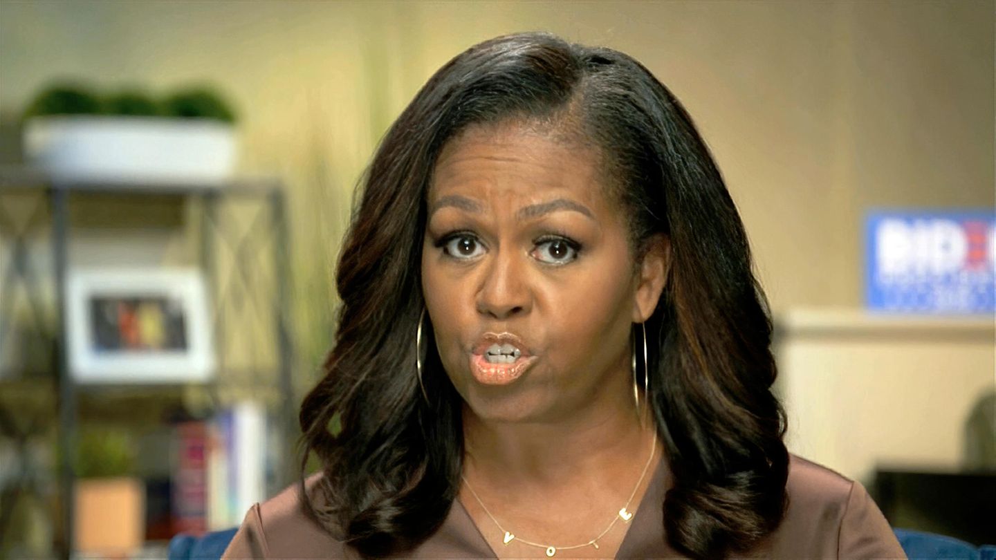 Michelle Obama beim Parteitag der US-Demokraten Michelle Obama beim Parteitag der US-Demokraten