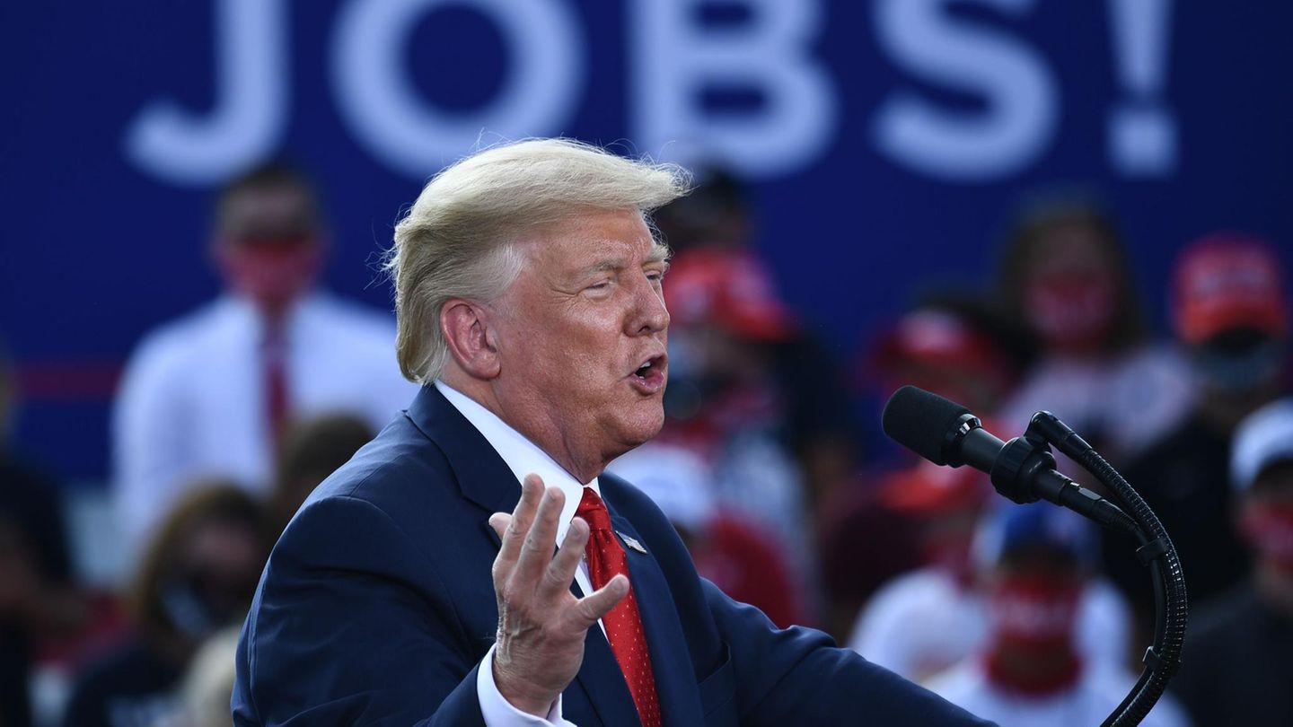 US-Präsident Donald Trump in Wisconsin