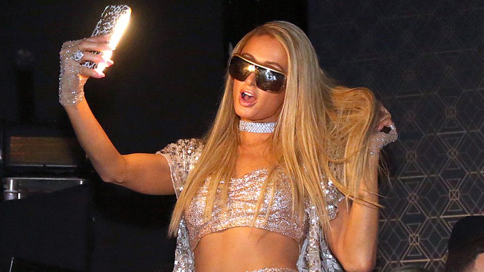 Paris Hilton bei einer Party in Los Angeles
