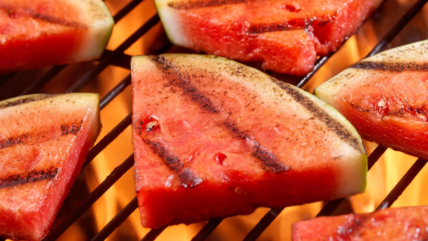 Gegrillte Wassermelone