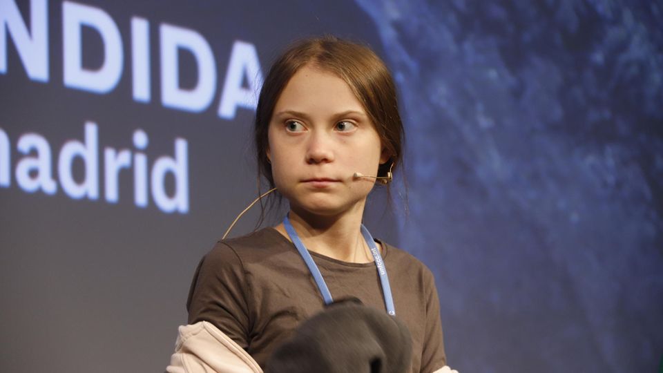 Klimaaktivistin Greta Thunberg
