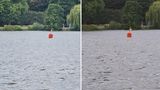 Smartphone-Test: Im direkten Vergleich des zehnfachen Zooms ist gut zu sehen, dass beim Hybrid-Ansatz das Samsung Galaxy Note 20 Ultra (links) mehr Details verloren gehen als beim optischen des P40 Pro (rechts).