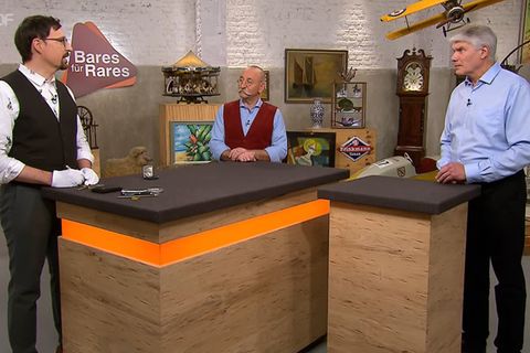 "Bares für Rares": Colmar Schulte-Goltz, Horst Lichter, Verkäufer Krause