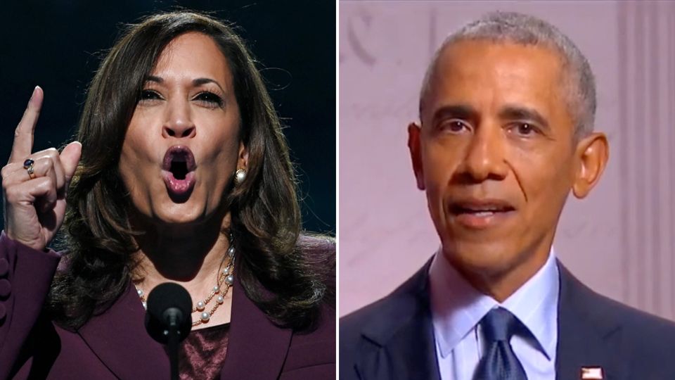 Kamala Harris und Barack Obama