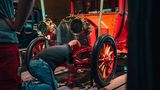 Umzug Mercedes Jellinek Reisewagen