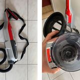 Der Akkustaubsauger hat eine spezielle Tierhaardüse