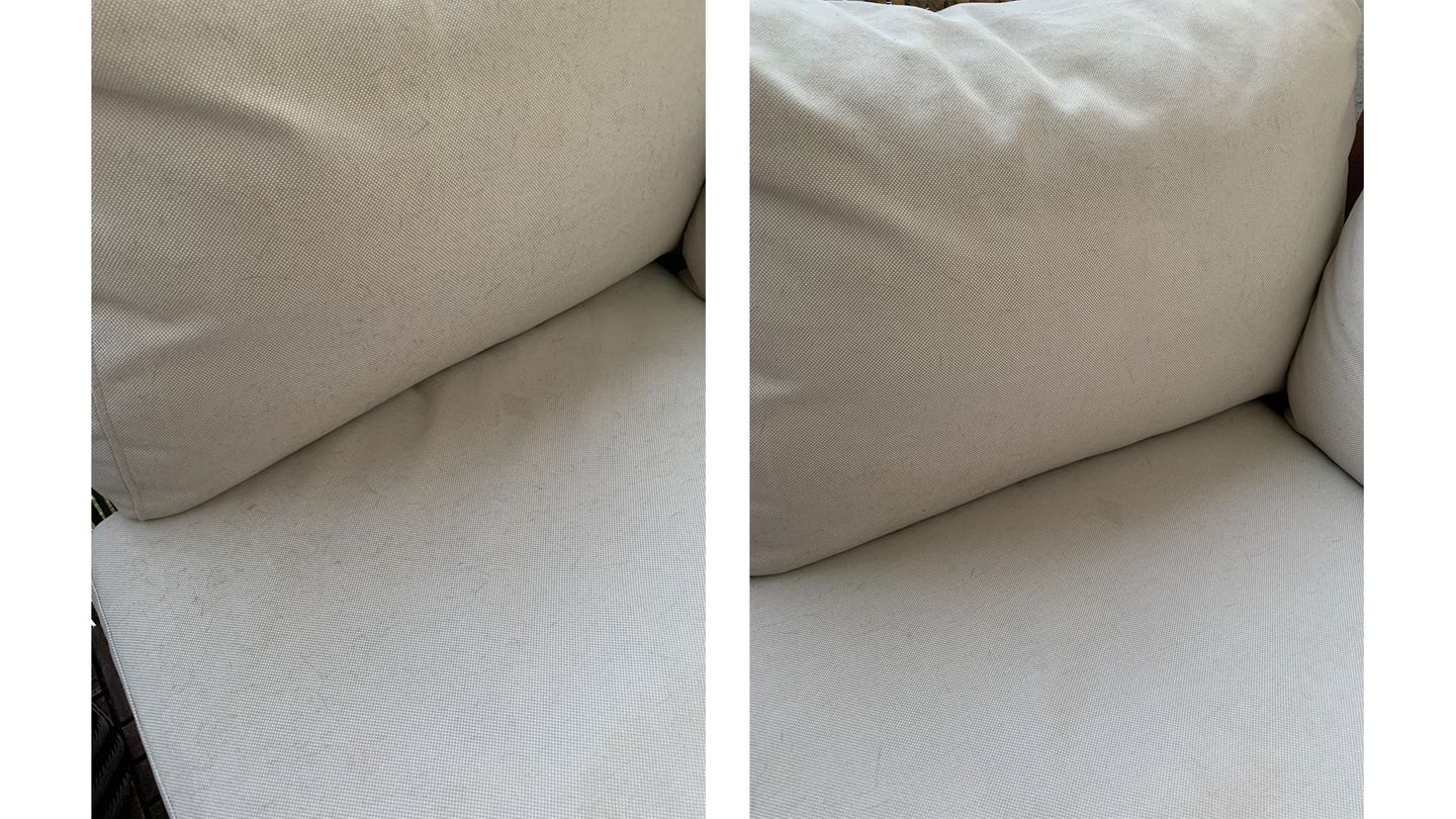 Möbel mit Struktur sind schwer zu reinigen