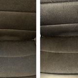 Vorher-Nachher-Bild von einem Bürostuhl