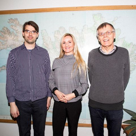 Aðalsteinn Hákonarson, Auður Björg Jónsdóttir und Sigurður Konráðsson