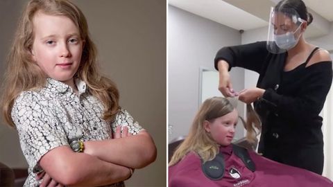 England: Junge lässt sich Haare schneiden und spendet sie für Krebspatienten