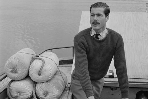 Lord Lucan an Bord seines Motorbootes
