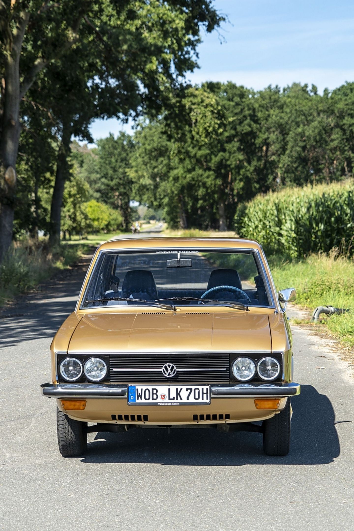 Der VW K70 hatte eine McPhehrson Vorderachse mit innenliegenden Bremsscheiben