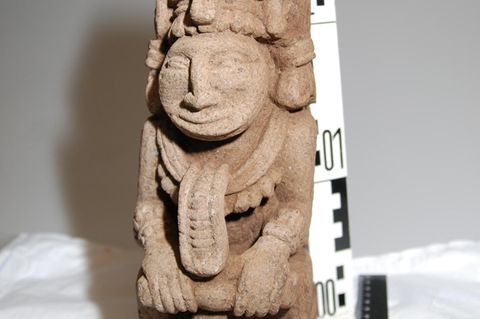 Eine Inka-Statue