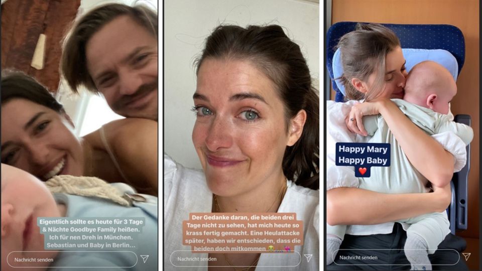 Marie Nasemann berichtet auf Instagram ganz offen von ihrem Mama-Alltag