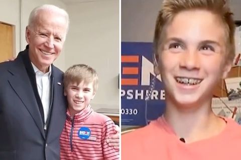 Brayden Harrington und Joe Biden