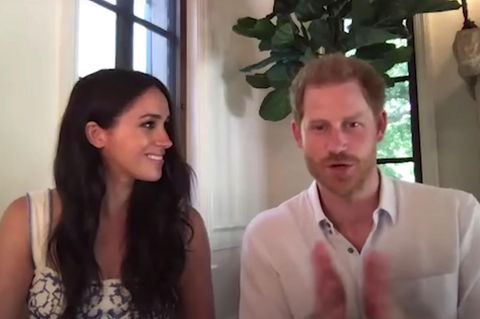 Süßer Moment beim Videocall zwischen Harry und Meghan