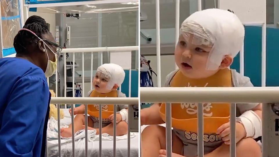 Herzrhythmusstörung: Krankenschwester tanzt mit schwer erkranktem Baby um die Wette