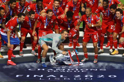 Bayern feiern  Champions League-Sieg