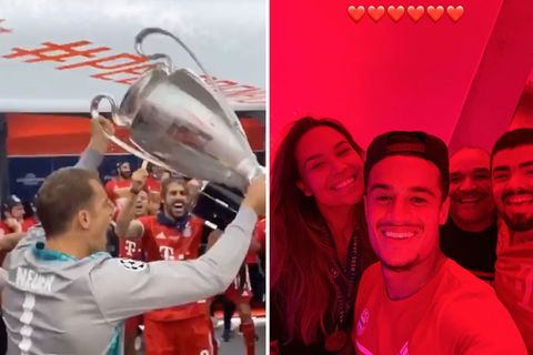 Champions League: Bayern-Stars feiern wilde Party nach Triple-Triumph