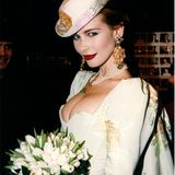 Claudia Schiffer als Braut für Yves Saint Laurent